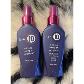 It's A 10 Miracle Leave In Product 4oz  120ml New 2pk