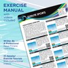 Sunlite Sports Water Workout Combo Set, Aqua Dumbbells and Swim