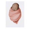 'Baby in Pink Blanket' Temporary Tattoo - Water Resistant, Skin-Safe,
