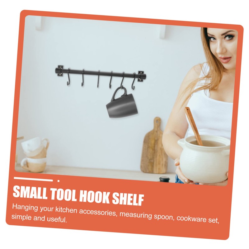ABOOFAN 1Pc Kitchen Hanging Hook Rack Space Saving Utensil Holder