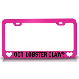 Custom Brother - GOT Lobster Claw Flowers Metal Car SUV Truck License Plate Frame Pn b16