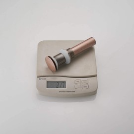 Homevacious 1 5/8" Bathroom Faucet Vessel Vanity Sink Pop Up Drain Assembly Stopper Without Overflow Copper Push & Seal