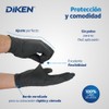 DIKEN Guantes 100% Nitrilo, Grado Alimenticio, SIN Polvo, Libre de