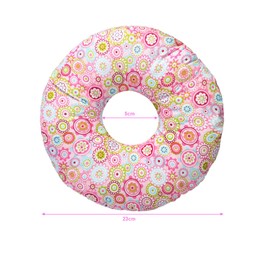 Ear Piercing Pillow，Ear Pillow with Hole Side Sleepers, Donut Pillow for Ear Piercing, pillow with a hole for ear, O-Shaped Pillow for Sleeping Guard, CNH Piercing Pillow Donut