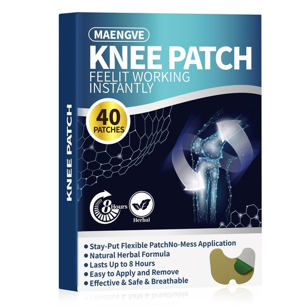 Knee Pain Relief Patch 40 Count- for Knee, Neck, Shoulder,