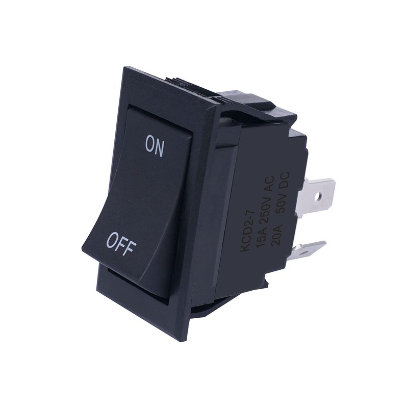 weideer 2Pcs ON/Off Rocker Switch 15A 250V AC 20A 50V