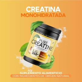 Polvo Creatina Monohidratada De 450g - Monohydrate Creatine Sabor 90 Porciones                                                                        