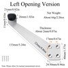 2Pcs Over Head Door Stops with Rubber Buffer 90 Degree