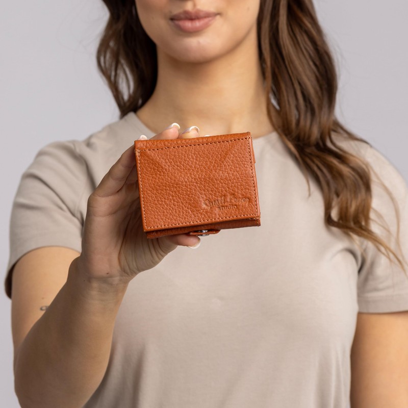 Gusti Benno Leather Wallet Wallet Men Women Brown Leather