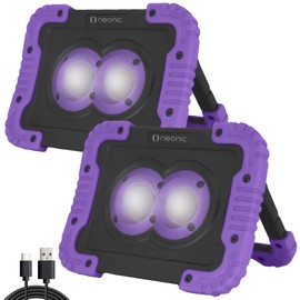 Neonic Rechargeable UV LED Black Light, Newer Model, 2 Pack (2)