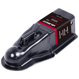 Straight Trailer Coupler 2-5/16" Ball 3" Channel Width 14000 LBS Trailer Tongue Coupler Black