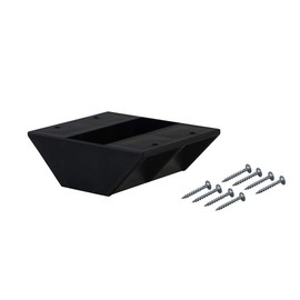 Heian Shindoh Industrial Labrico DXK-3 DIY Storage Parts, 2 x 4 Shelving Brackets, Double Mat, Black