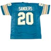Generic Barry Sanders Blue Jersey Stitched Custom Football New No