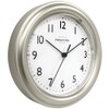 Presentime & Co. 8.5" Modern Farmhouse Essential Wall Clock, Silent