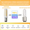ZSSXOLED BA15D LED Bulb 120 Volt Dimmable 6W Double Contact