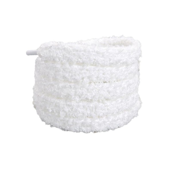 WANYI Plush Lacing 2 Pairs 1 cm Wide Plush Shoelaces