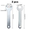 ZJCANGLIU Angle Grinder Key, Flex Two-Hole Spanner Wrench Angle Grinder