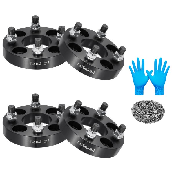 Unbranded 4Pcs 1" 25mm 4x100 Wheel Spacers For Honda Civic