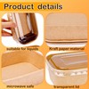 60 Pcs Disposable Kraft Paper Bowl Bulk Paper Meal Prep
