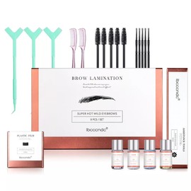 Kit de Laminación de Cejas, Kit Profesional de Levantamiento de Cejas, de Levantamiento de Cejas DIY, de Cejas 3D para Dar Forma a las Cejas, Rizar y Levantar las Pestañas para Unas Más Gruesas con Resultados Duraderos