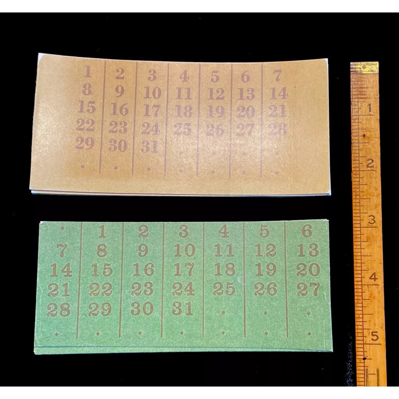 PERPETUAL CALENDAR INSERTS:TIFFAN