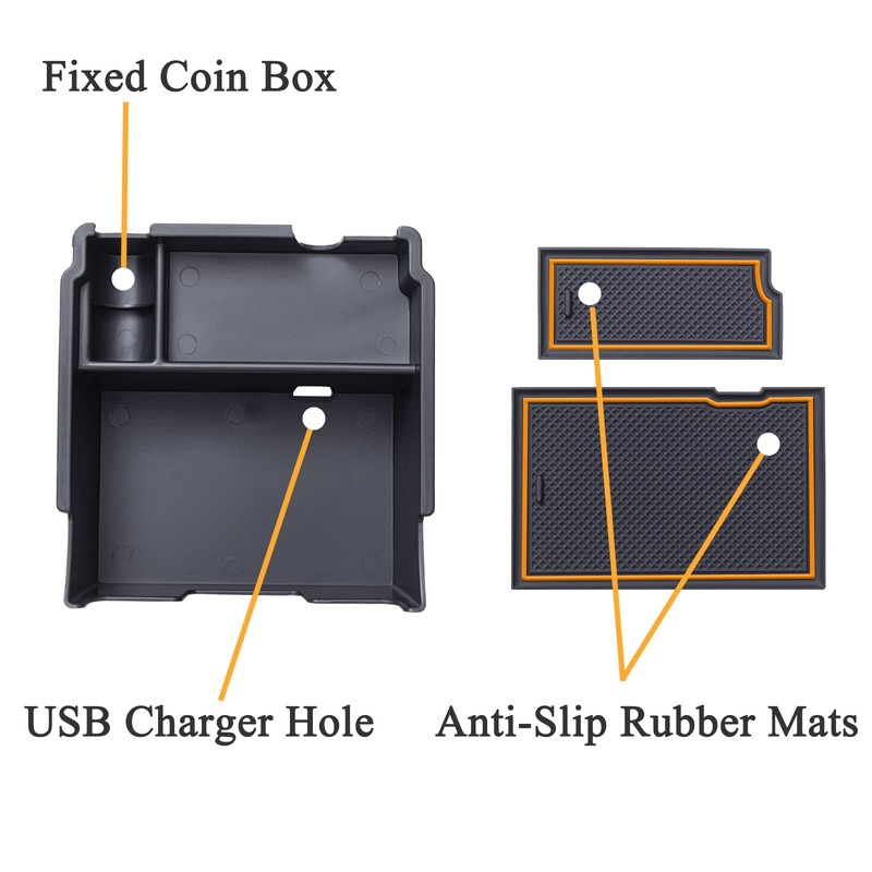 JKCOVER Center Console Organizer Tray Compatible with 2017-2022 2023 Subaru