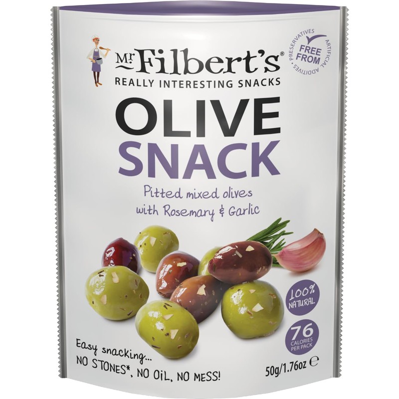 2 PACK MR FILBERT'S PITTED MIXED OLIVES WITH ROSEMARY &