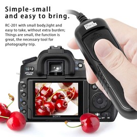 Shutter Release Cable, Pixel RC-201 CB1 Remote Release Cord Compatible for Olympus Cameras Replaces Olympus RM-CB1