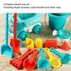 16pcs Kids Beach Toys Set Bucket Shovel Rake Sand Model