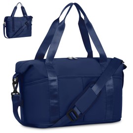 FIORETTO Designed for Ryanair Cabin Bags 40x20x25 Underseat Convertible Cabin Bag 45X36X20 for New Easyjet, Carry On Travel Weekend Overnight Duffle Hospital Bag Hand Luggage Bag for Women Men Navy