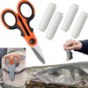 Fish Simple Competition Bait Prep Set, 4x250m Bait Elastic, Micro-Serrated