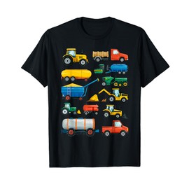 Tractor Farmer Farming Trucks Farm Boys Toddlers T-Shirt