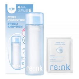 Re:NK skin care moisturizing hyper hyal plumping toner 200ml + 2 masks / 리엔케이 피부관리 보습 하이퍼 히알 플럼핑 토너 200ml +마스크 2매