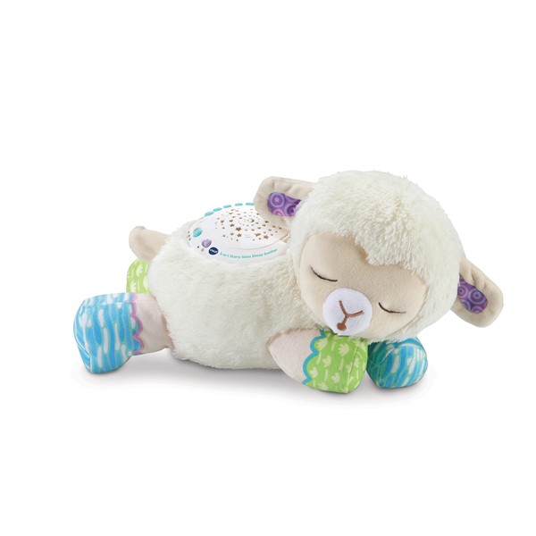 VTech Baby 3-in-1 Starry Skies Sheep Soother, Soft Toy for Babies with Night Light Projector, Nature Sounds, White Noise & Songs, Gift for Babies 0, 3, 6, 12 months +, English Version