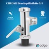 ADGO Flush Toilet 3/4 Inch Silver Automatic Urinal Flush Toilet