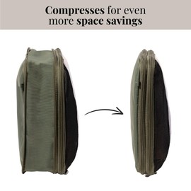 Baggallini Compression Cube 3-piece set - Lightweight Compression Packing Cubes for Travel