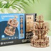 Gigamic Carousel Small 3D Model Mobile Wooden Carousel PWCAS