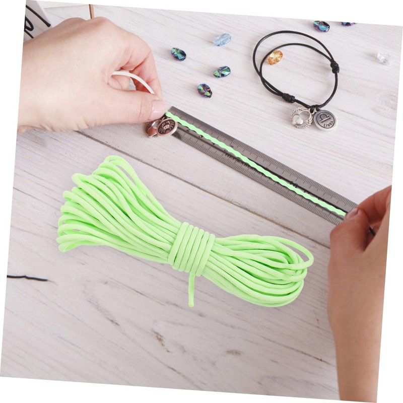 SHINEOFI 5pcs Glow in Dark Tent Rope Bundle Outdoor Survival