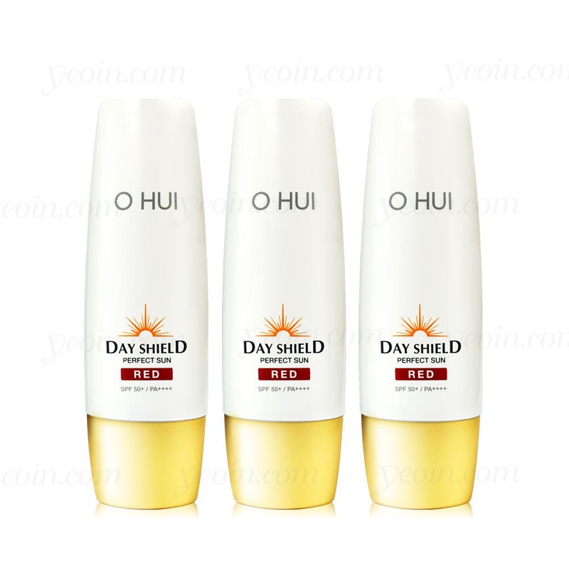 OHUI 오휘 데이쉴드 퍼펙트 선 레드 50ml(SPF50+) 3개 Y OHUI