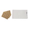 50PCS Bread Bag Kraft Paper Transparent Window Baked Food Packaging