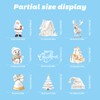 190Pcs Christmas Window Clings Decorations for Glass Window Decals Christmas