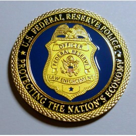 Federal Reserve Police Law Enforcement #1421 Government Challenge Honor Challenge Coin