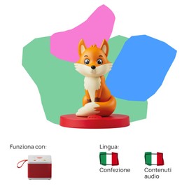 FABA Sound Figure - Codarossa Gets Large - Stories and Tales for Boys and Girls from 3-5 Years Old Educational Toy Italian Version