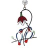 Stained Glass Hummingbird Decoration Metal Window Hanging Ornaments with Hook
