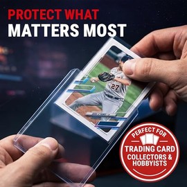 Ultra PRO - Toploaders regulares transparentes de 3 x 4 pulgadas para tarjetas con fundas para tarjetas, paquete de tamaño estándar de 200 unidades, p