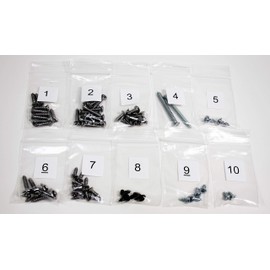 Keen Parts 1966 Chevelle or Malibu Screw Kit, Interior Trim Coupe (62 Pieces)