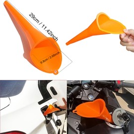 Lxoraziy Universal Funnel Set, Oil Long Mouth Funnel, Fuel Funnel, Plastic Funnel with filter screen & Removable Hose Car Funnel, for Motorcycle Car Automotive