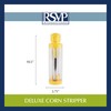 RSVP International Yellow Deluxe Corn Stripper, 10.5" | Quickly Remove