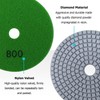 Unbranded Diamond Polishing Pads 4 Inch with 5/8’’-11 Hook & Loop Backing Pads for Marble