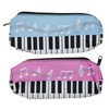 Maydahui 2 PCS Music Theme Pencil Case Large Capacity Canvas